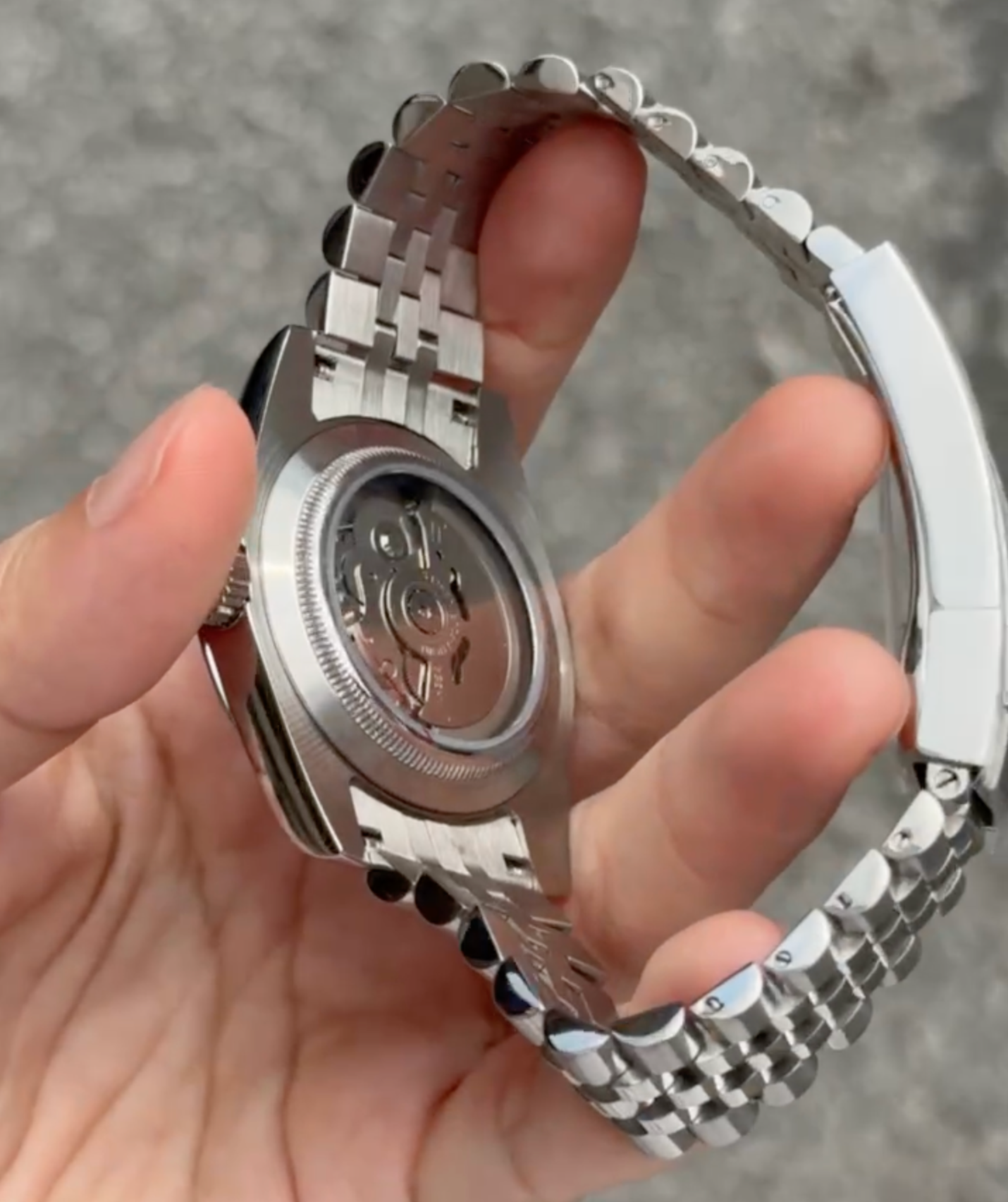 GREY Diamond Dial Steel Automatic – Seikmod Lux Edition | Sapphire Crystal | 316L Steel