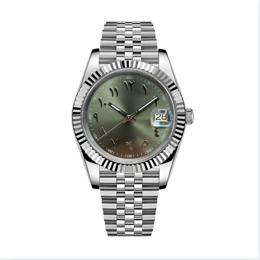 OLIVE Arabic Dial Steel Automatic – Seikmod Lux Edition | Sapphire Crystal | 316L Steel