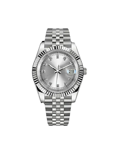 GREY Diamond Dial Steel Automatic – Seikmod Lux Edition | Sapphire Crystal | 316L Steel