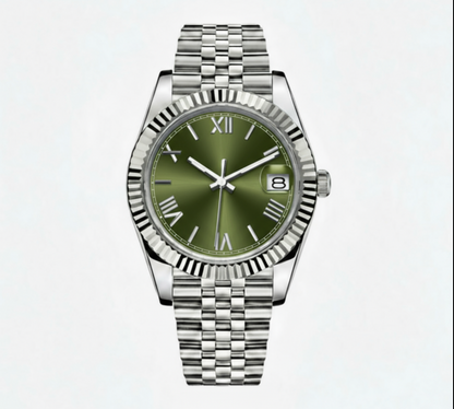 OLIVE Roman Dial Steel Automatic – SEIKMOD LUX Edition