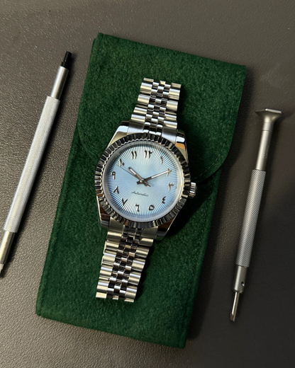 ICEBLUE Arabic Dial Steel Automatic – Seikmod Lux Edition | Sapphire Crystal | 316L Steel