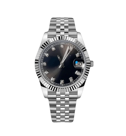 BLACK Diamond Dial Steel Automatic – Seikmod Lux Edition | Sapphire Crystal | 316L Steel