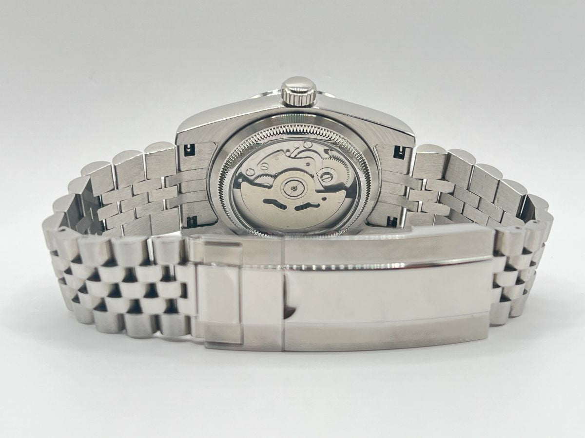 WHITE Arabic Dial Steel Automatic – Seikmod Lux Edition | Sapphire Crystal | 316L Steel