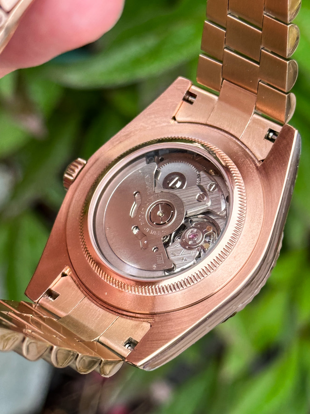 BROWN Diamond Dial RoseGold Automatic – Seikmod Lux Edition | Sapphire Crystal | 316L Steel