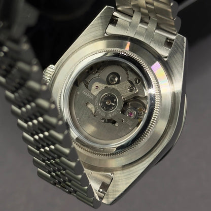 PURPLE Arabic Dial Steel Automatic – Seikmod Lux Edition | Sapphire Crystal | 316L Steel